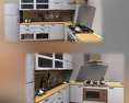 Kitchen Furniture Set 3Dモデル