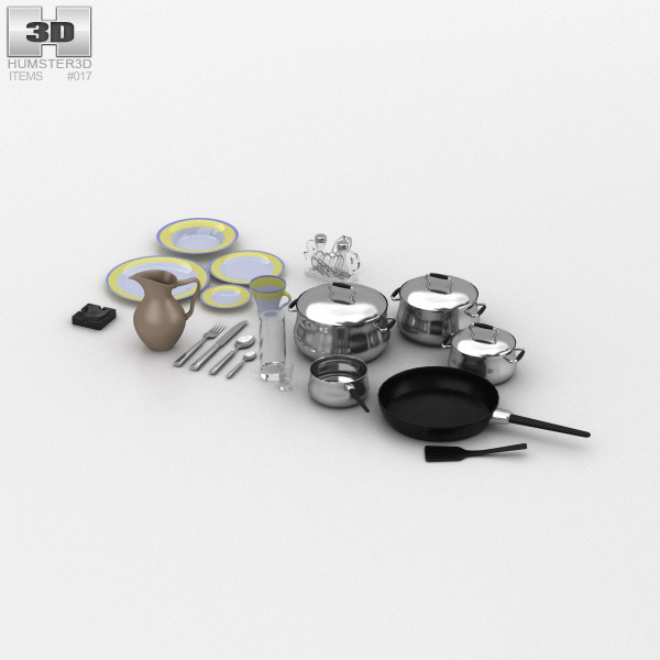 KitchenWare 3D model
