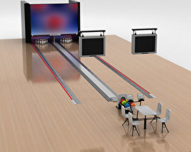 Bowling set 3D model
