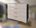 Ensemble de meubles de chambre à coucher 4 Modèle 3d