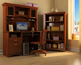 Home WorkPlace Set 02 3D 모델 