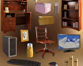 Home WorkPlace Set 02 3D-Modell