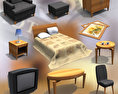 Hotel Room 01 3D модель