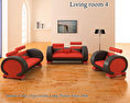 Living Room 4 Set 3D-Modell