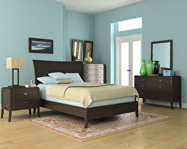 Bedroom set 3 3D model