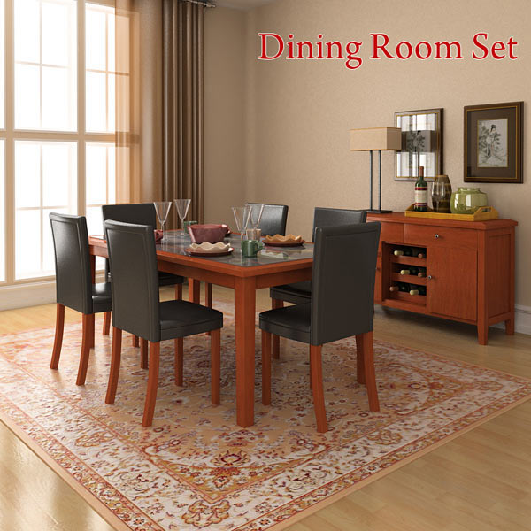 Dining Room 1 Set 3D 모델 