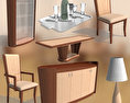 Dining Room 2 Set 3D-Modell