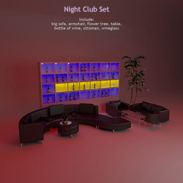 Nightclub 3D-Modell