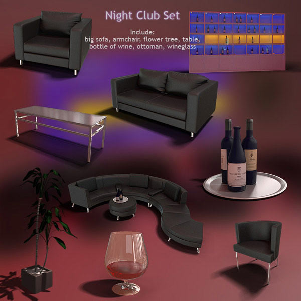 Nightclub 3d model