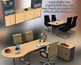 Office Set 11 3Dモデル