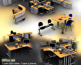 Office Set 12 3Dモデル