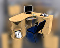 Office Set 07 3D 모델 
