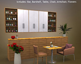 Restaurant 01 3D model
