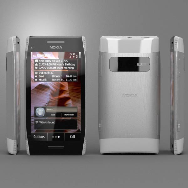 Nokia X7-00 3d model