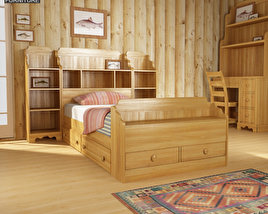 Schlafzimmer-Möbel-Set 13 3D-Modell