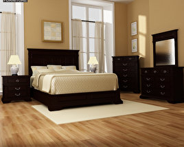 Bedroom furniture set 14 3D модель