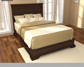 Bedroom furniture set 14 3d model