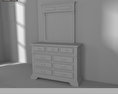 Set di mobili per la camera da letto 14 Modello 3D
