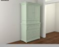 Bedroom furniture set 15 3d model