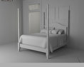 Bedroom furniture set 15 3D 모델 