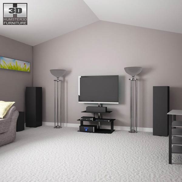 Home Theater Set 03 3D模型