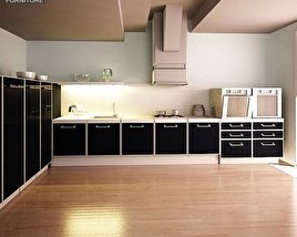 Kitchen Set I2 3D model