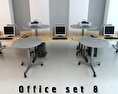 Office Set P08 3d model