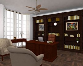 Office Set 25 Classic Modelo 3d