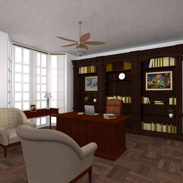 Office Set 25 Classic 3D model - Furniture on Hum3D