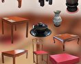Chinese Interior Café 3d model