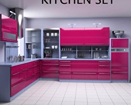 Kitchen Set P2 3Dモデル