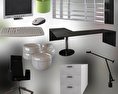 Office Set P10 Modello 3D
