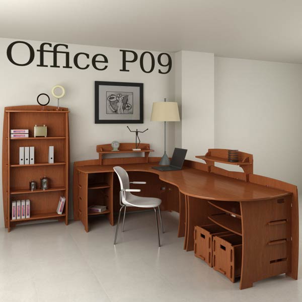 Office Set P09 3D-Modell