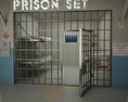 Prison Set Modello 3D