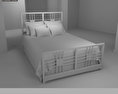 Bedroom furniture set 17 3d model