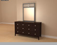 Schlafzimmer-Möbel-Set 17 3D-Modell