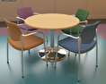 Dining room 04 Set - A Fast food レストラン Furniture 3Dモデル