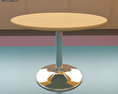 Dining room 04 Set - A Fast food Restaurant Furniture 3d model