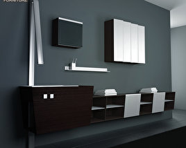 Bathroom Furniture 05 Set 3Dモデル