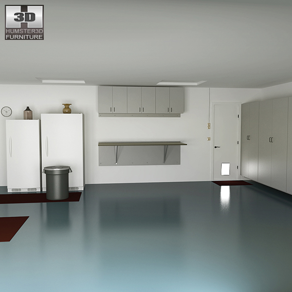 Garage 01 Set 3D-Modell