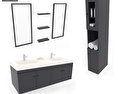 Bathroom Furniture 08 Set 3D-Modell