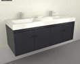Bathroom Furniture 08 Set Modello 3D