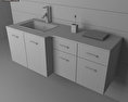 Bathroom Furniture 09 Set 3D модель