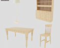 Dining Room Furniture 6 Set 3D модель
