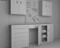 Garage 03 Set - Furniture and Tools 3D-Modell