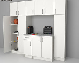 Garage Furniture 02 Set 3D-Modell