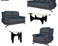 Living Room Furniture 09 Set 3D-Modell