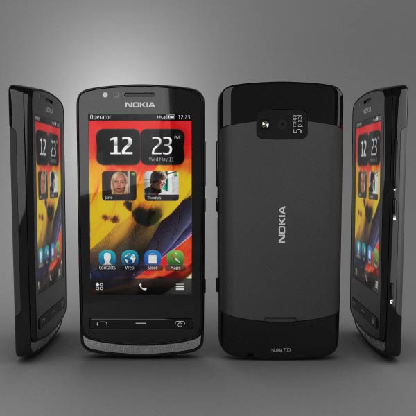 Nokia 700 3d model