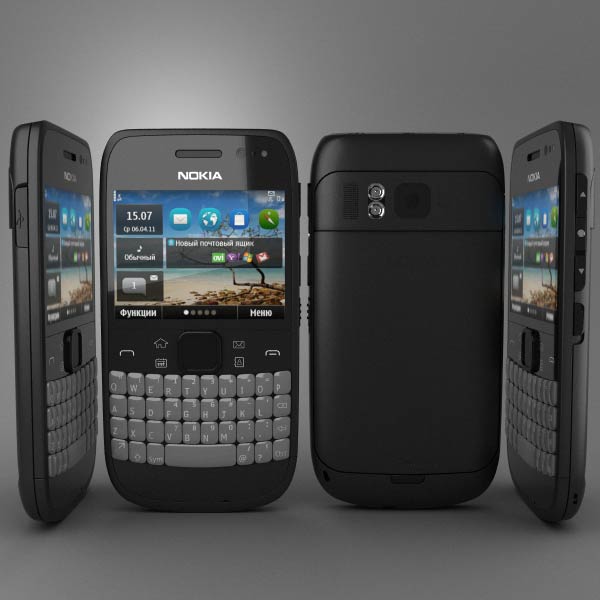 Nokia E6 3d model