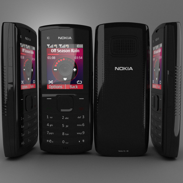 Nokia X1-00 Modèle 3d